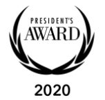 2020 president's award logo