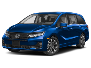gblue 2025 honda odyssey side angle front view
