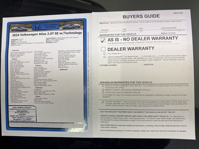 2024 Volkswagen Atlas 2.0T SE w/Technology