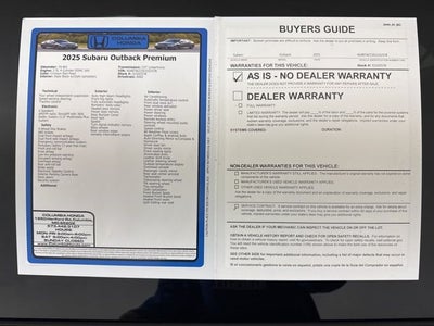 2025 Subaru Outback Premium