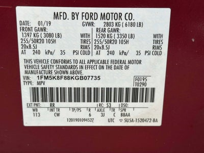 2019 Ford Explorer Limited