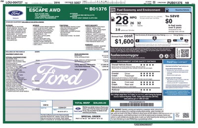 2023 Ford Escape Active