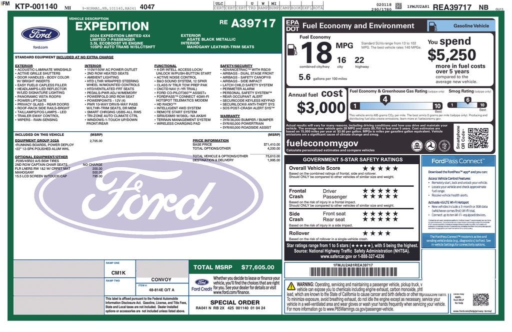 2024 Ford Expedition Limited