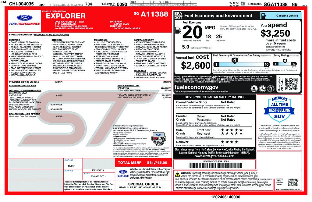 2025 Ford Explorer ST