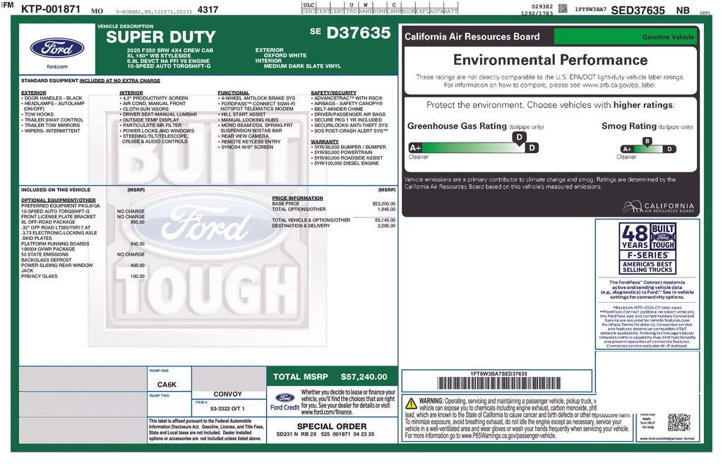 2025 Ford F-350SD XL