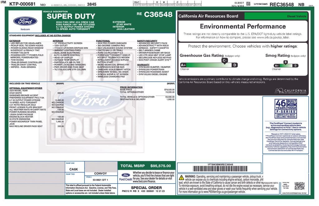 2024 Ford F-350SD King Ranch