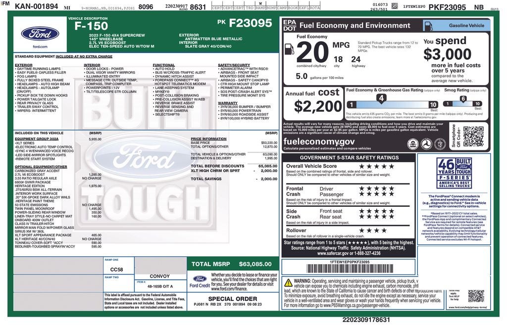2023 Ford F-150 XLT