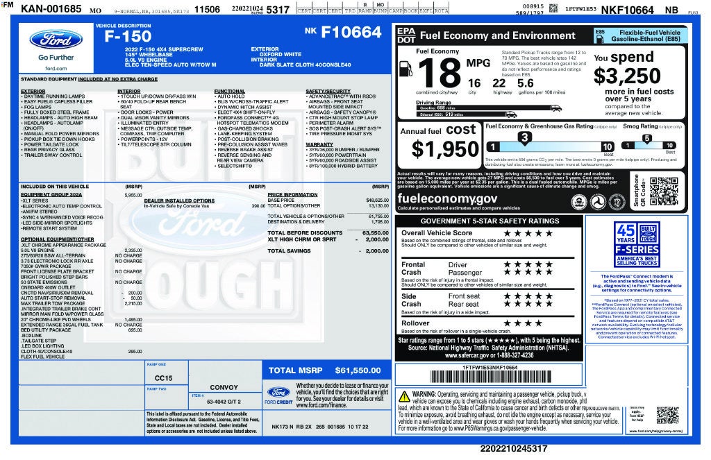 2022 Ford F-150 XLT