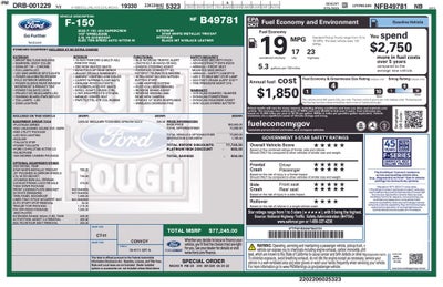 2022 Ford F-150 Platinum