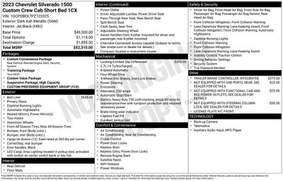 2023 Chevrolet Silverado 1500 Custom