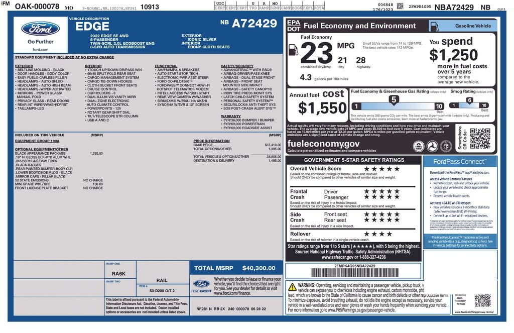 2022 Ford Edge SE