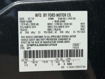 2019 Ford Edge SEL