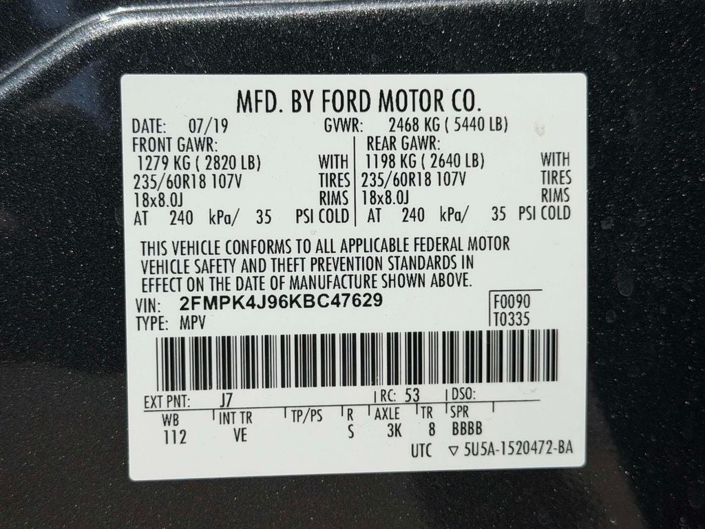 2019 Ford Edge SEL