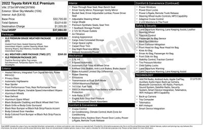 2022 Toyota RAV4 XLE Premium