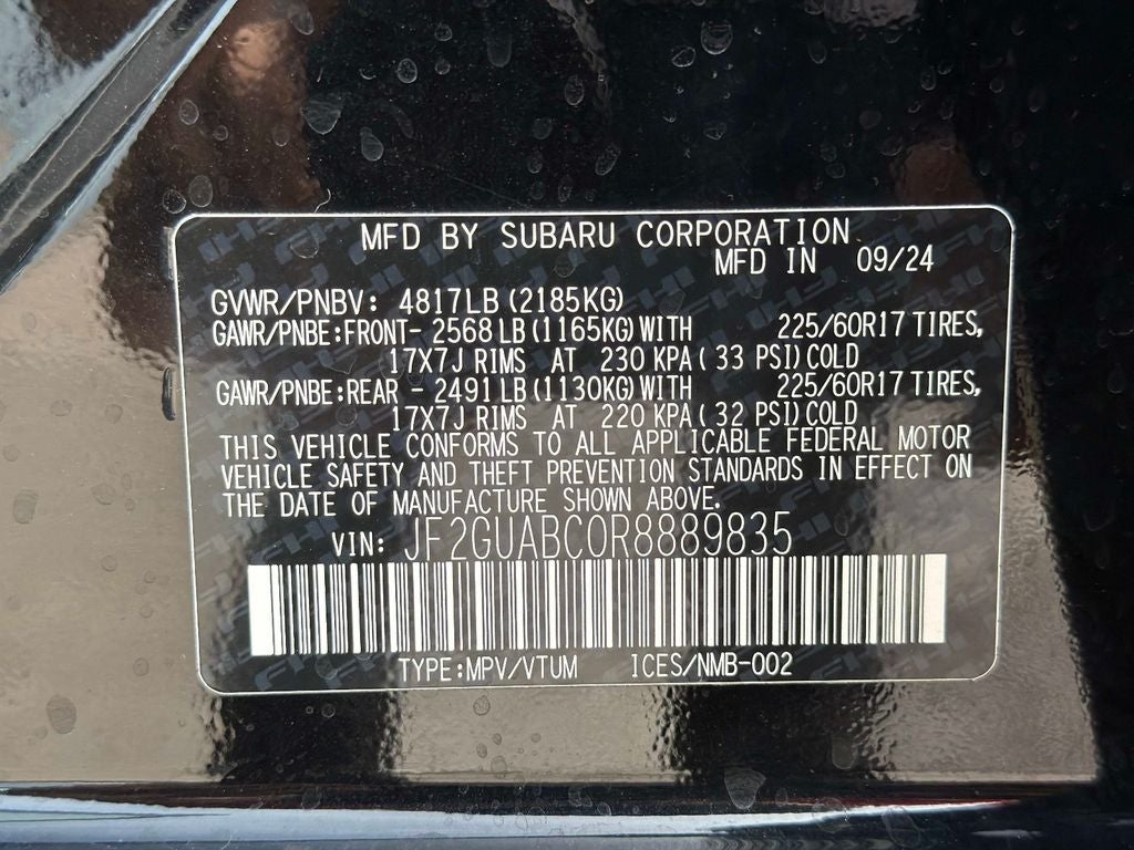 2024 Subaru Crosstrek Base