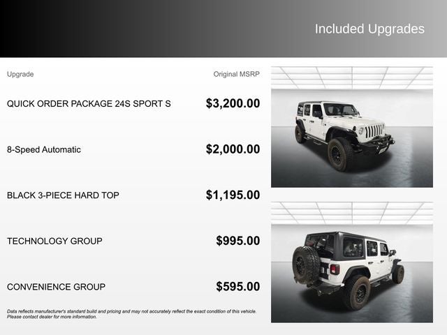 2018 Jeep Wrangler Unlimited Sport S