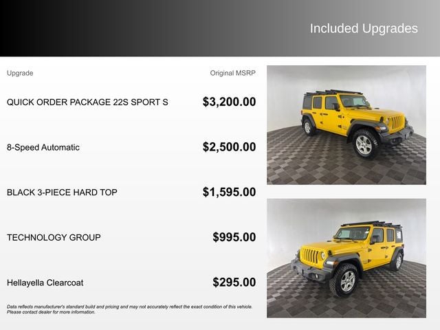 2021 Jeep Wrangler Unlimited Sport S