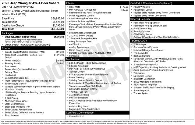2023 Jeep Wrangler Sahara 4xe