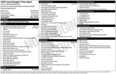 2025 Jeep Wrangler Sport