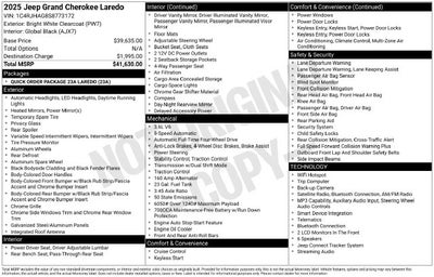 2025 Jeep Grand Cherokee Laredo