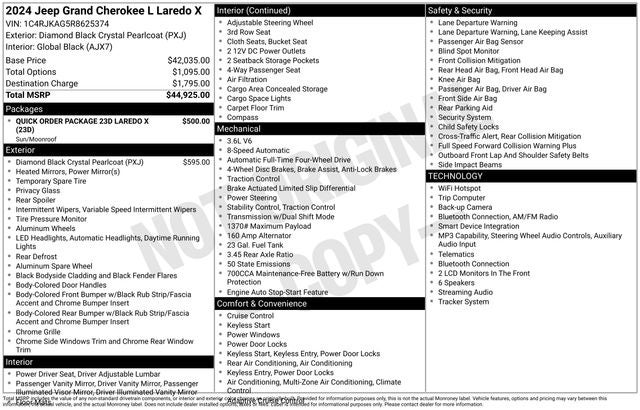 2024 Jeep Grand Cherokee L Laredo