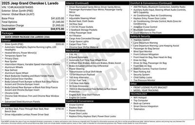2025 Jeep Grand Cherokee L Laredo