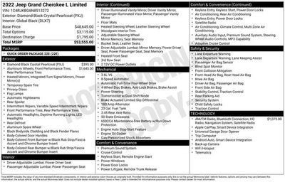 2022 Jeep Grand Cherokee L Limited