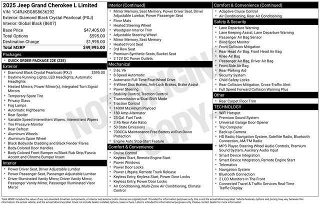2025 Jeep Grand Cherokee L Limited