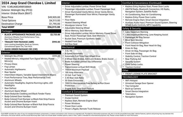 2024 Jeep Grand Cherokee L Limited