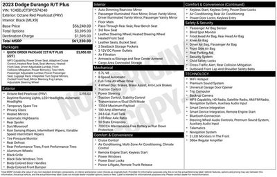 2023 Dodge Durango R/T Plus