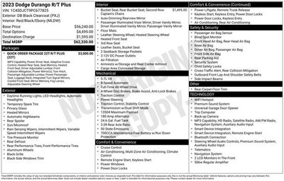 2023 Dodge Durango R/T Plus