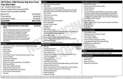 2019 RAM 1500 Classic Big Horn