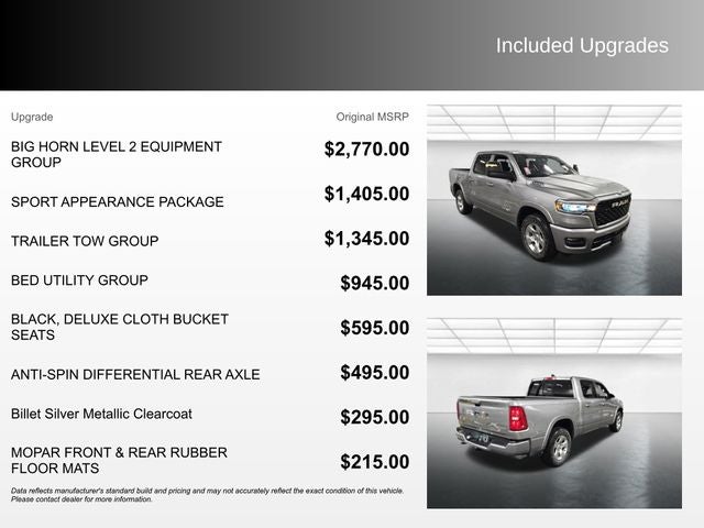 2025 RAM 1500 Big Horn/Lone Star