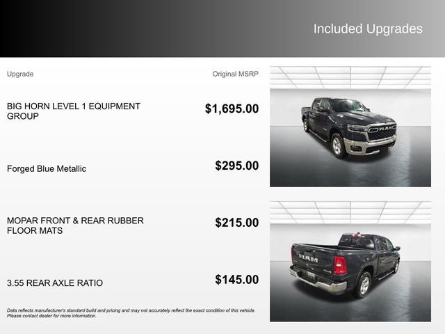 2025 RAM 1500 Big Horn/Lone Star