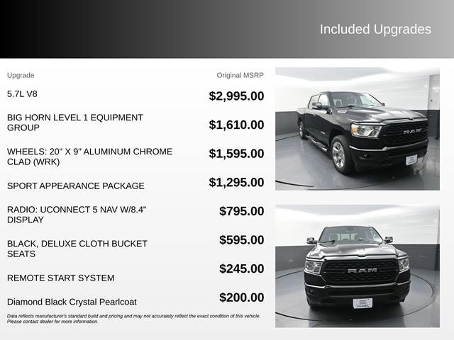 2022 RAM 1500 Big Horn/Lone Star