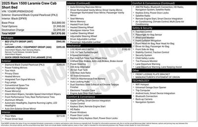 2025 RAM 1500 Laramie