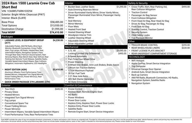 2024 RAM 1500 Laramie