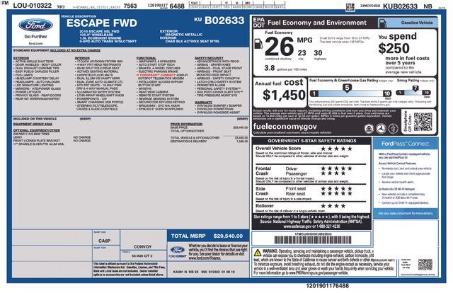 2019 Ford Escape SEL