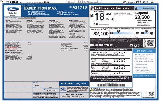 2019 Ford Expedition Max XLT
