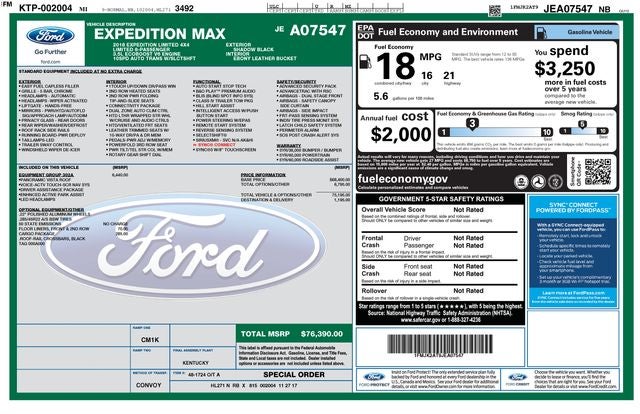 2018 Ford Expedition Max Limited