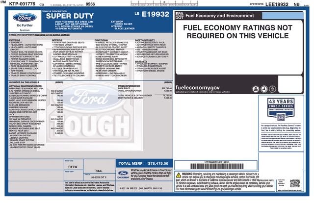 2020 Ford F-450SD Lariat DRW