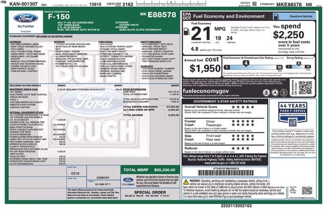 2021 Ford F-150 XLT