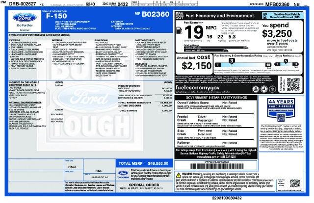 2021 Ford F-150 XLT