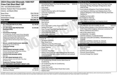 2024 Chevrolet Silverado 1500 RST