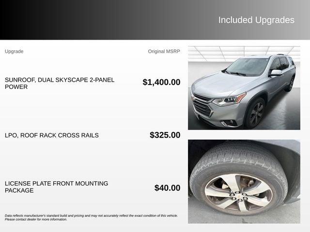 2018 Chevrolet Traverse 3LT