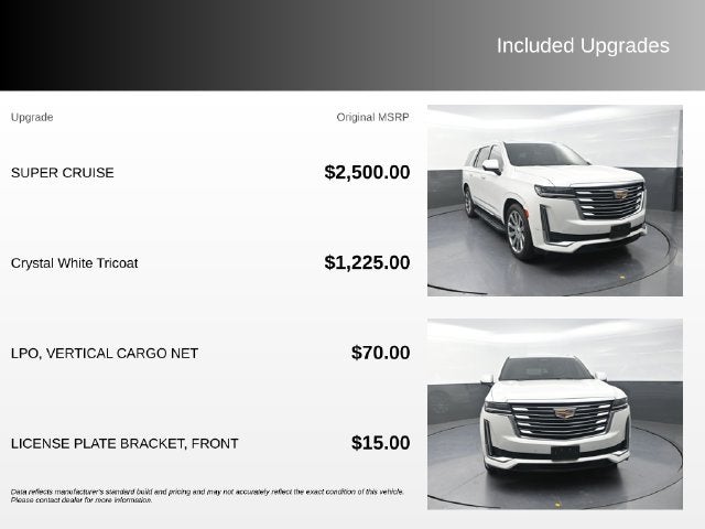2021 Cadillac Escalade Premium Luxury Platinum
