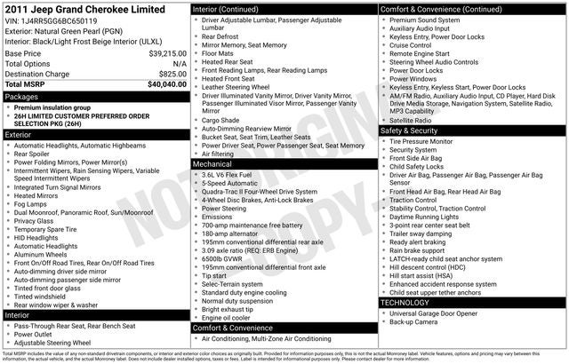 2011 Jeep Grand Cherokee Limited