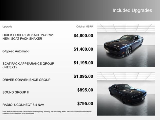 2016 Dodge Challenger R/T Scat Pack SHAKER