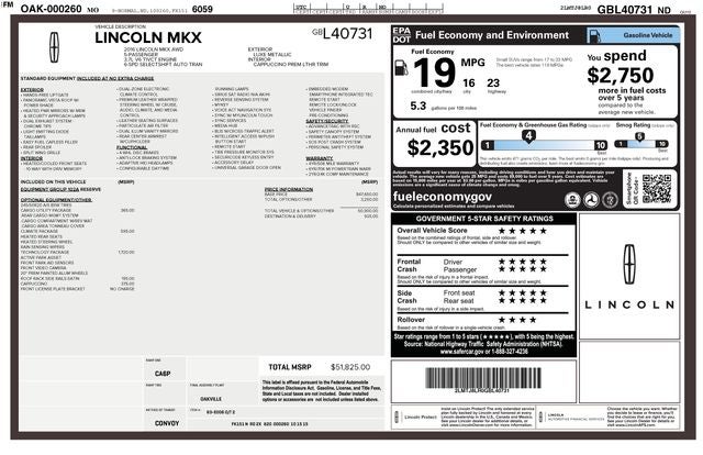 2016 Lincoln MKX Reserve