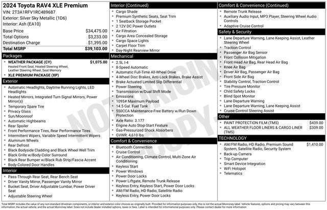 2024 Toyota RAV4 XLE Premium
